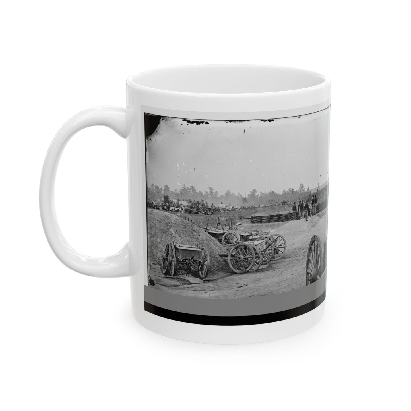 Fair Oaks, Va., Vicinity. Fort Richardson And Adjacent Encampment (U.S. Civil War) White Coffee Mug