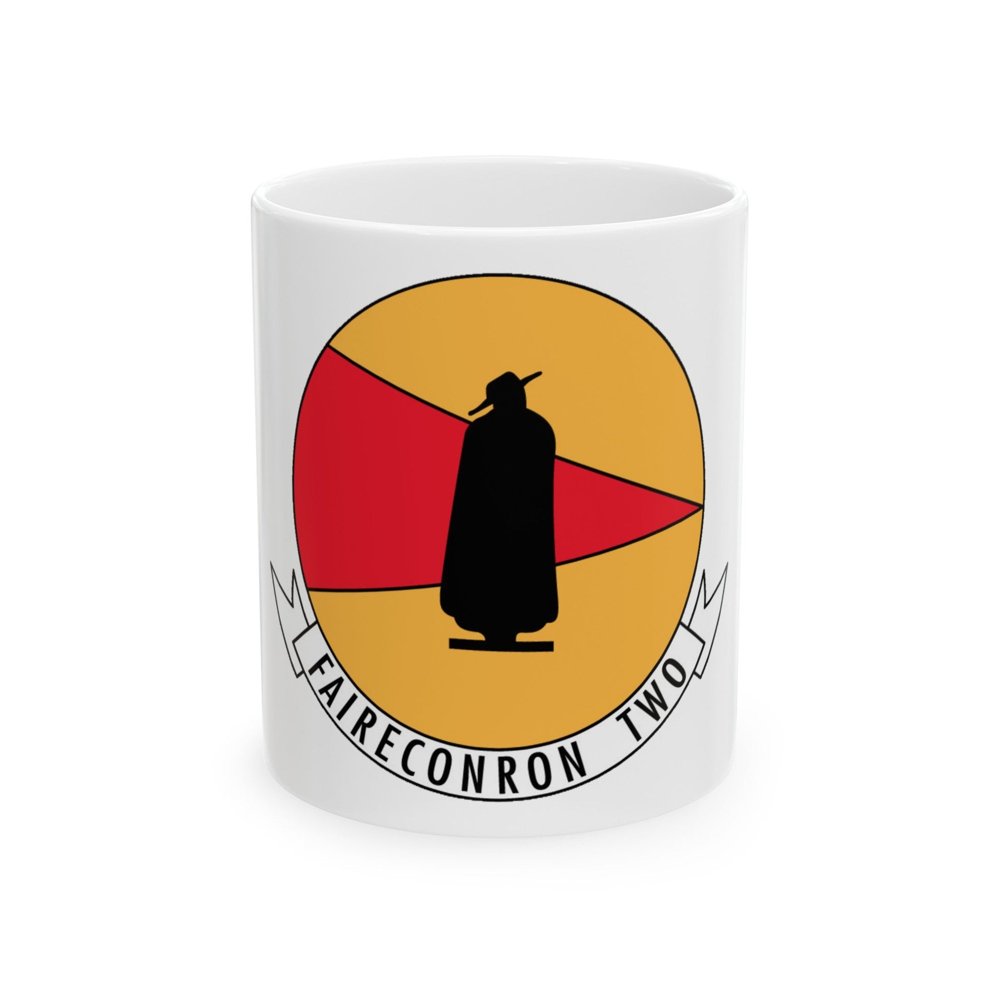 Faireconron Two Fleet Air Reconnaissance Squadron TWO (U.S. Navy) White Coffee Mug-11oz-The Sticker Space