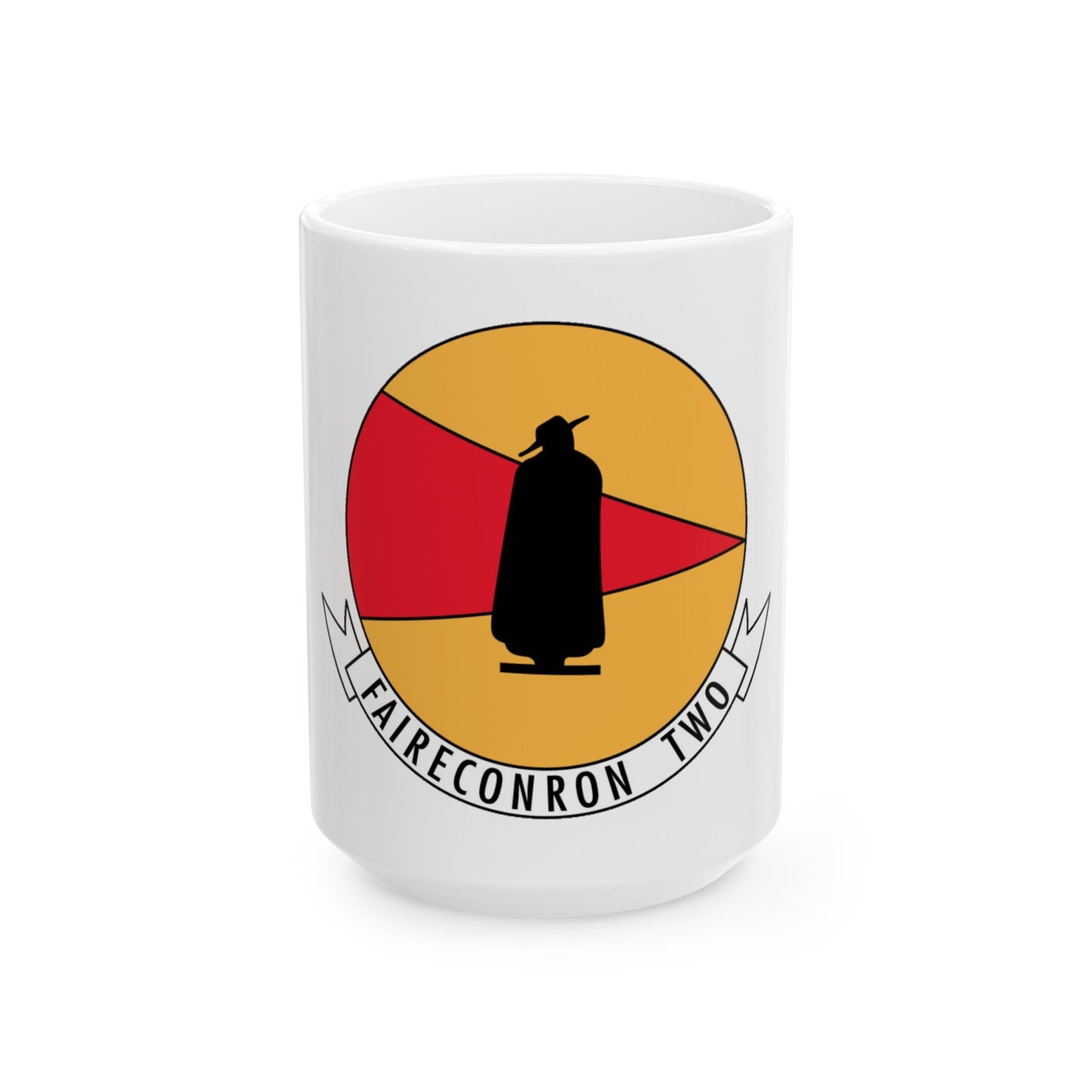 Faireconron Two Fleet Air Reconnaissance Squadron TWO (U.S. Navy) White Coffee Mug-15oz-The Sticker Space