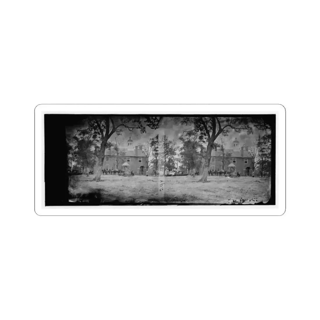 Fairfax Court House, Va.  The Courthouse (U.S. Civil War) STICKER Vinyl Kiss-Cut Decal 3 Inch White - The Sticker Space