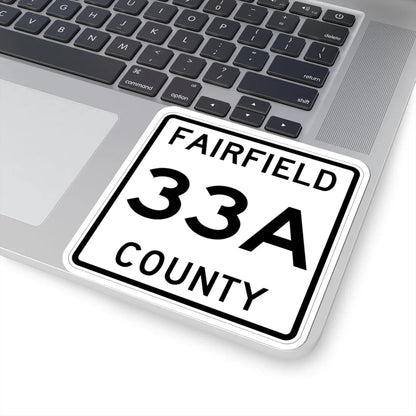 Fairfield County 33A OH (Ohio) (Road Sign) STICKER Vinyl Kiss-Cut Decal - The Sticker Space