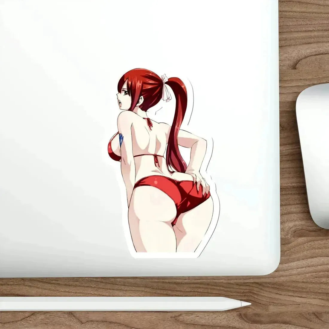 Fairy Tail - Erza Scarlet v3 (Anime/Ecchi/Waifu) STICKER Vinyl Die-Cut Decal - The Sticker Space
