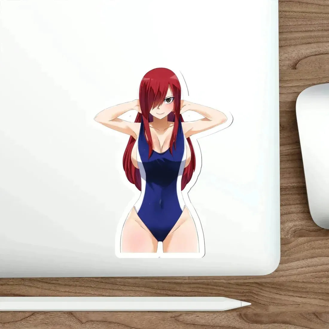Fairy Tail - Erza Scarlet v4 (Anime/Ecchi/Waifu) STICKER Vinyl Die-Cut Decal - The Sticker Space