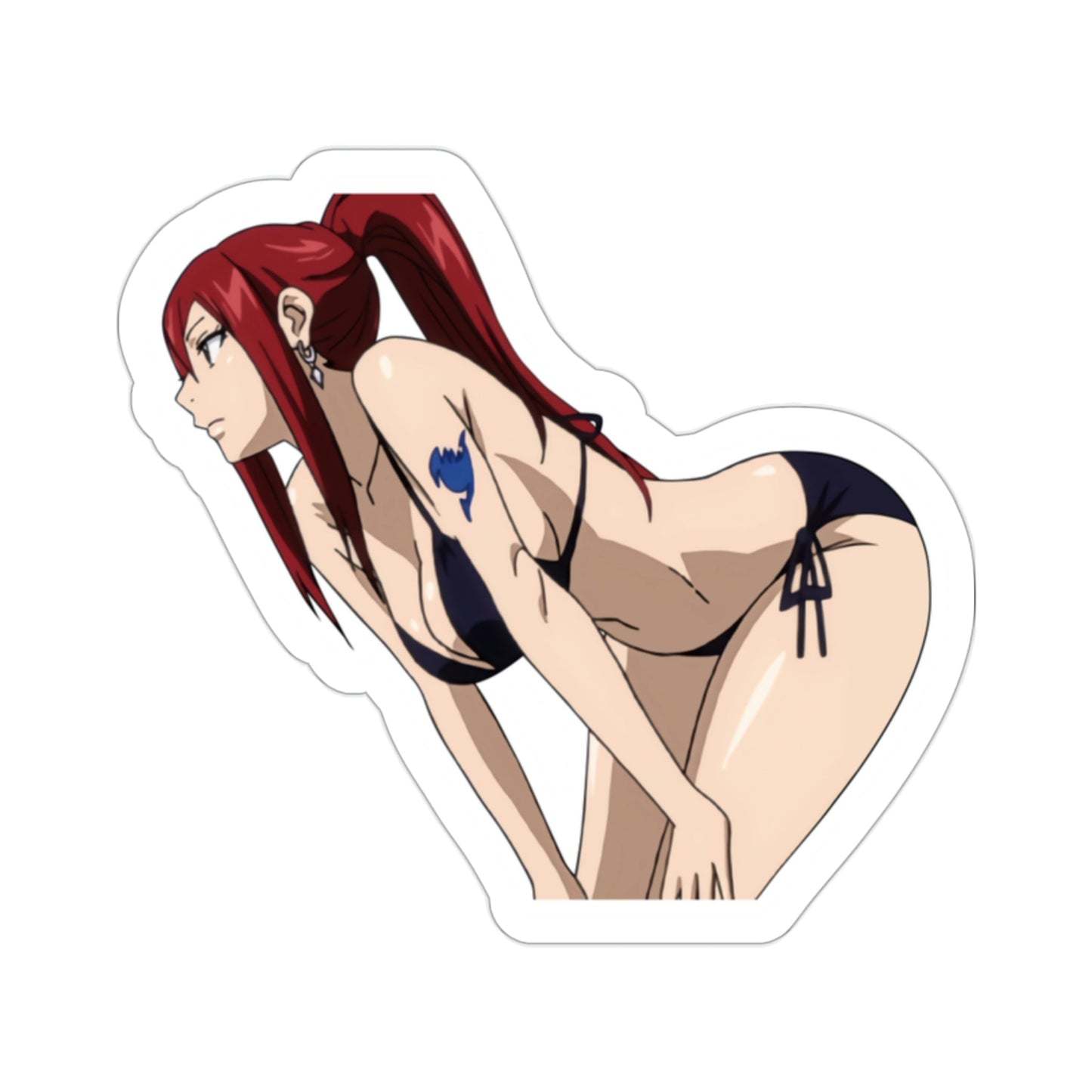 Fairy Tail - Erza Scarlet v5 (Anime/Ecchi/Waifu) STICKER Vinyl Die-Cut Decal-2 Inch-The Sticker Space