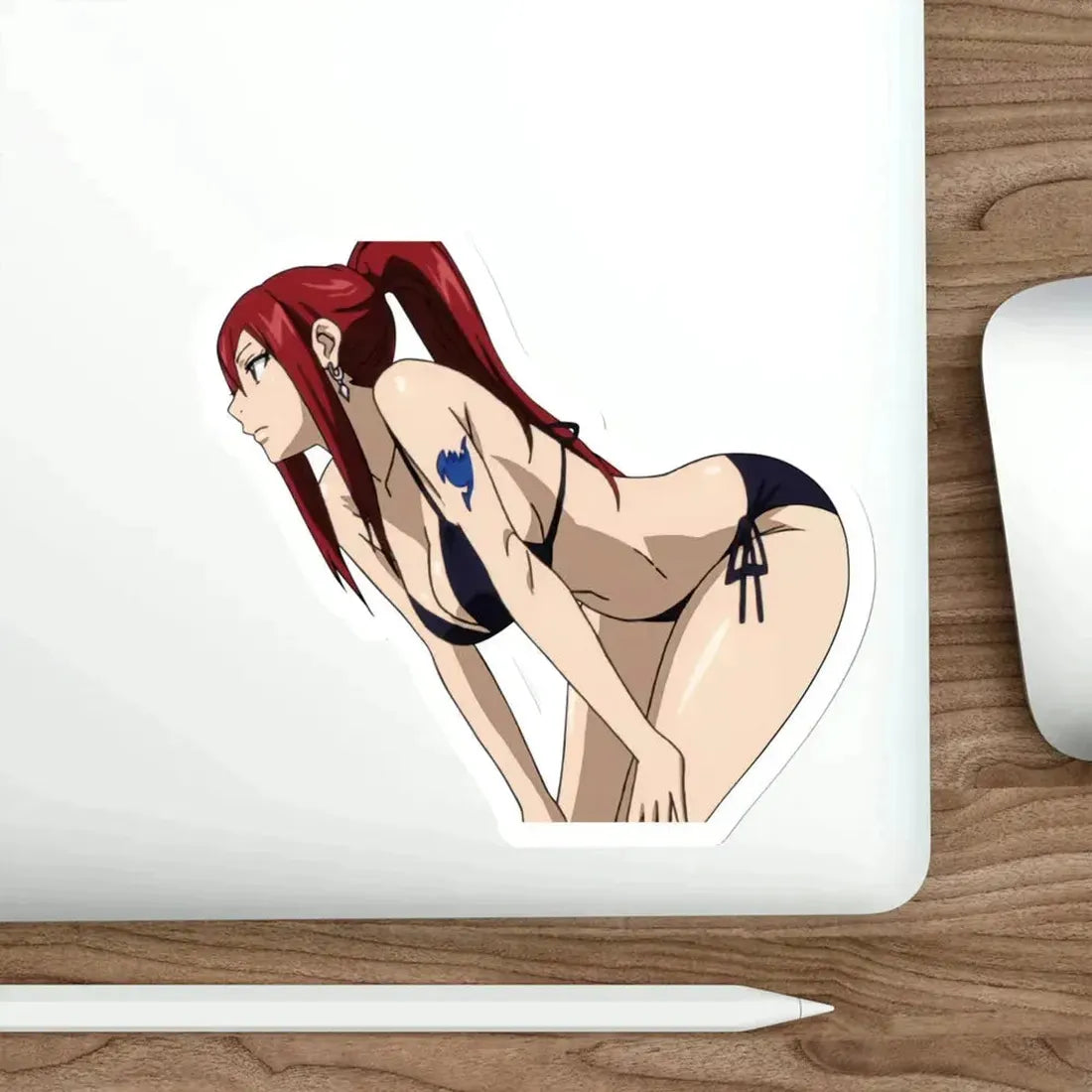 Fairy Tail - Erza Scarlet v5 (Anime/Ecchi/Waifu) STICKER Vinyl Die-Cut Decal - The Sticker Space