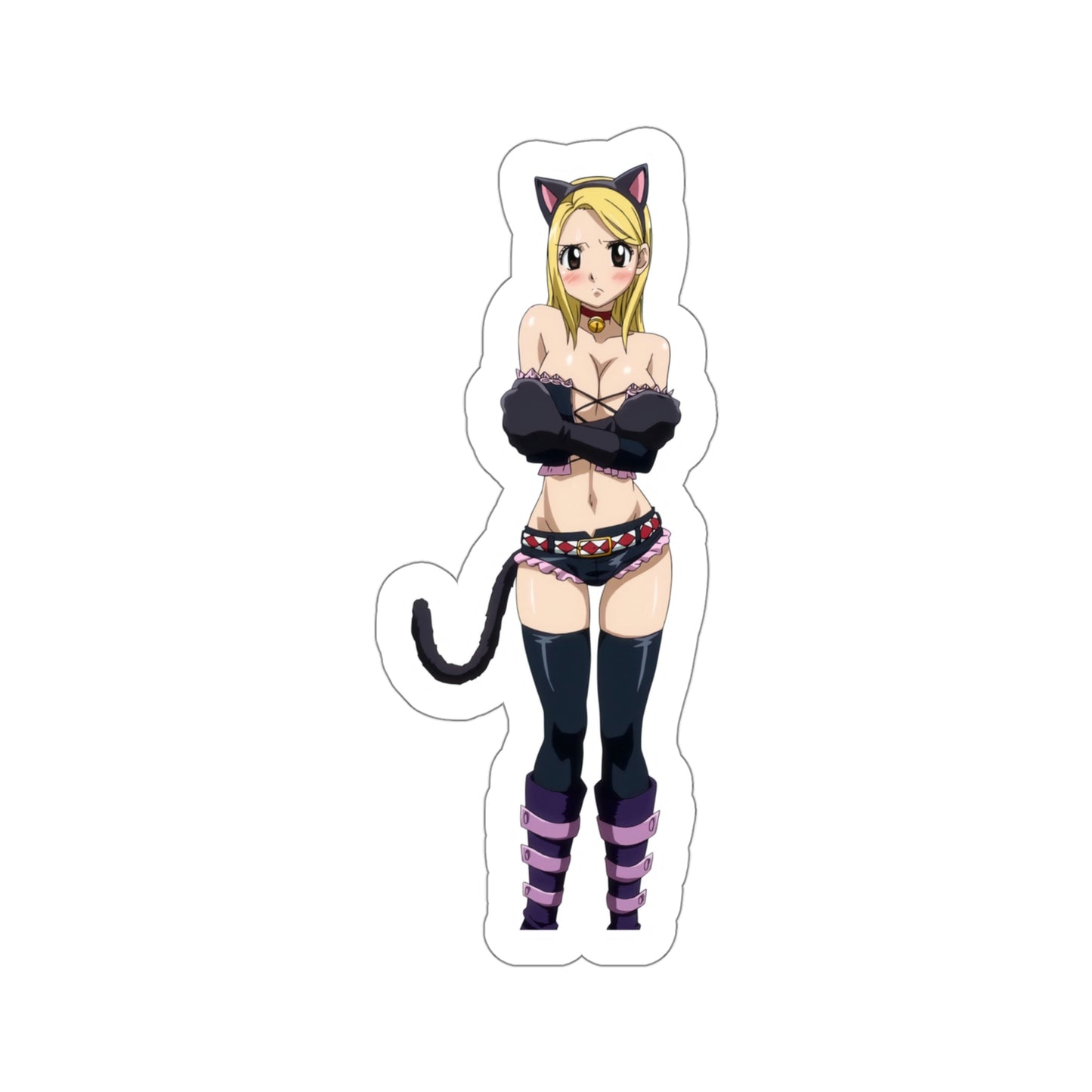 Fairy Tail - Lucy Heartfilia v5 (Anime/Ecchi/Waifu) STICKER Vinyl Die-Cut Decal-4 Inch-The Sticker Space