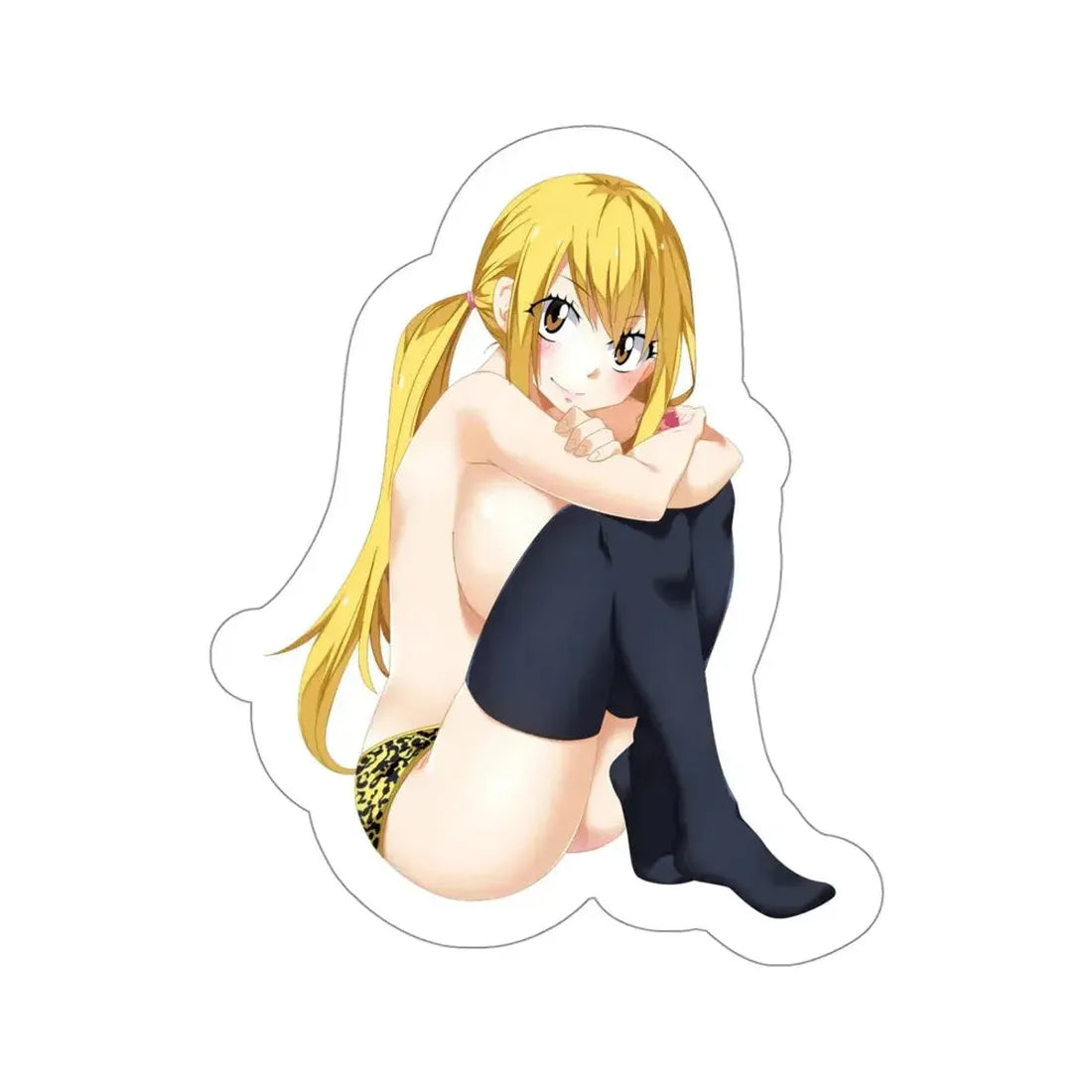 Fairy Tail - Lucy Heartfilia v8 (Anime/Ecchi/Waifu) STICKER Vinyl Die-Cut Decal 4 Inch - The Sticker Space