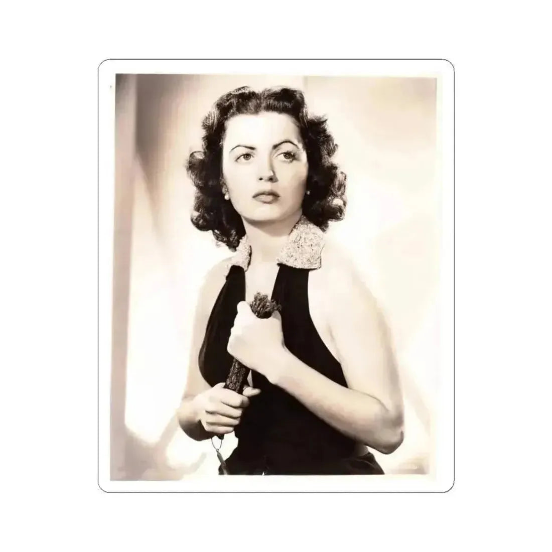 Faith Domergue #136 (Vintage Female Icon) STICKER Vinyl Kiss-Cut Decal 6 Inch White - The Sticker Space