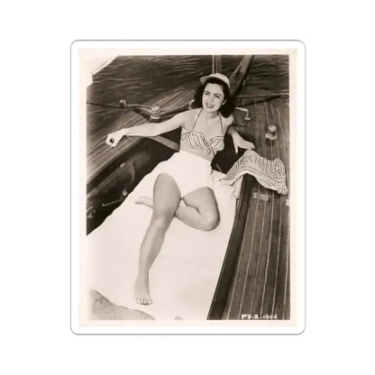 Faith Domergue #139 (Vintage Female Icon) STICKER Vinyl Kiss-Cut Decal 2 Inch White - The Sticker Space