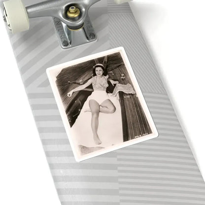 Faith Domergue #139 (Vintage Female Icon) STICKER Vinyl Kiss-Cut Decal - The Sticker Space