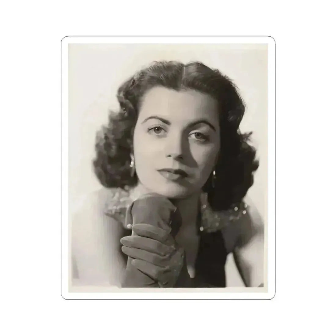 Faith Domergue #140 (Vintage Female Icon) STICKER Vinyl Kiss-Cut Decal 6 Inch White - The Sticker Space