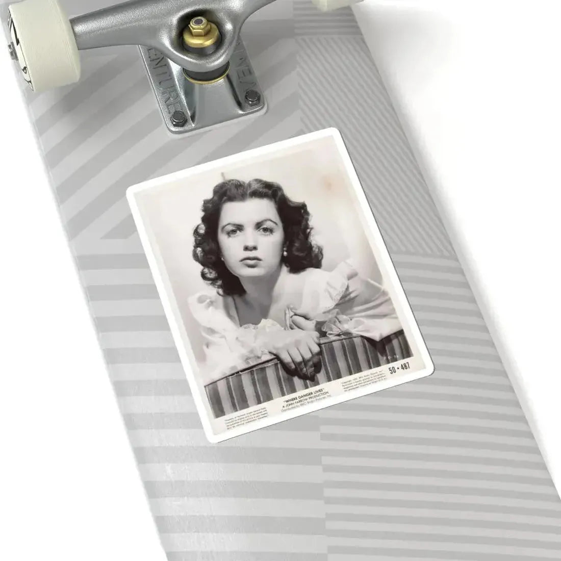 Faith Domergue #158 (Vintage Female Icon) STICKER Vinyl Kiss-Cut Decal - The Sticker Space