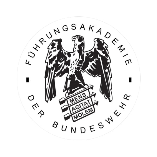 FüAkBw seal (Germany) (Coat of Arms) STICKER Vinyl Kiss-Cut Decal 2 Inch White - The Sticker Space