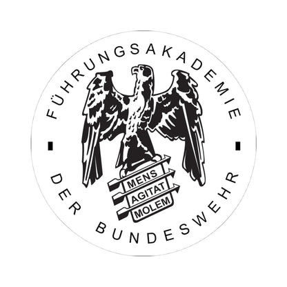 FüAkBw seal (Germany) (Coat of Arms) STICKER Vinyl Kiss-Cut Decal 4 Inch White - The Sticker Space