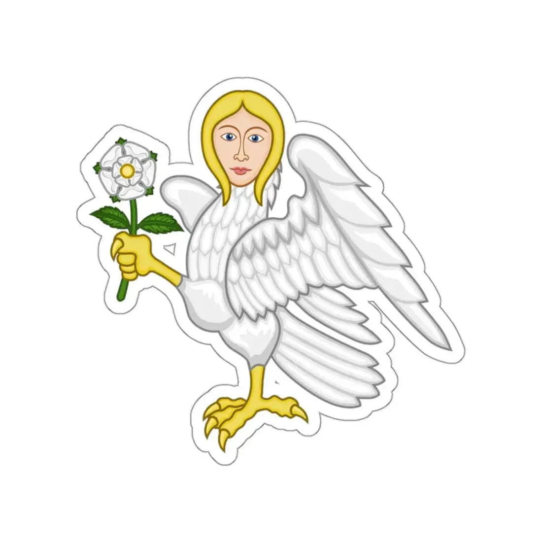 Falcon with a virgin's face Badge of Richard III STICKER Vinyl Die-Cut Decal 3 Inch - The Sticker Space