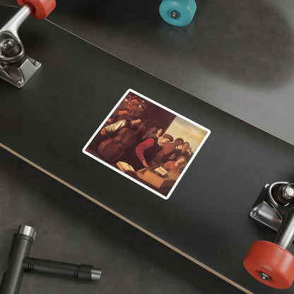 SKU:29254330713628806305 Sticker types:White Shape:Die-Cut Sizes:5" × 5"