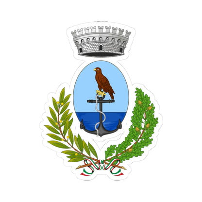 Falcone Italia-Stemma (Italy) (Coat of Arms) STICKER Vinyl Kiss-Cut Decal - The Sticker Space