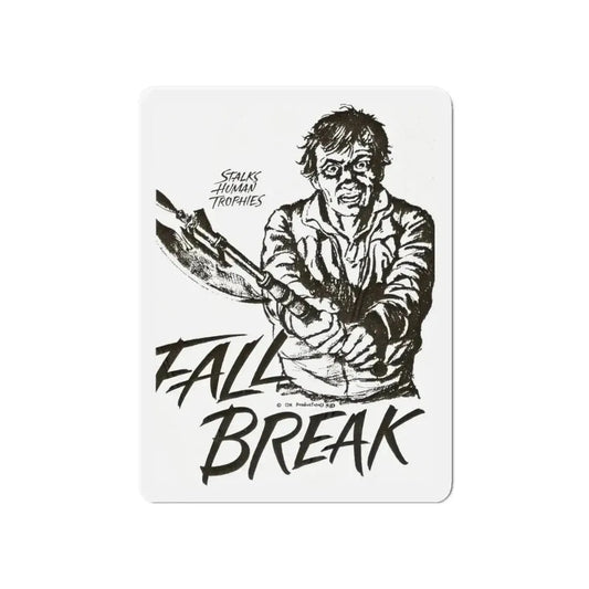 FALL BREAK (THE MUTILATOR) 2 1984 Movie Poster - Refrigerator Magnet 6 Inch - The Sticker Space