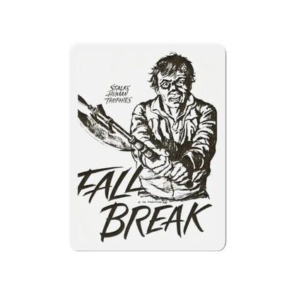 FALL BREAK (THE MUTILATOR) 2 1984 Movie Poster - Refrigerator Magnet 6 Inch - The Sticker Space