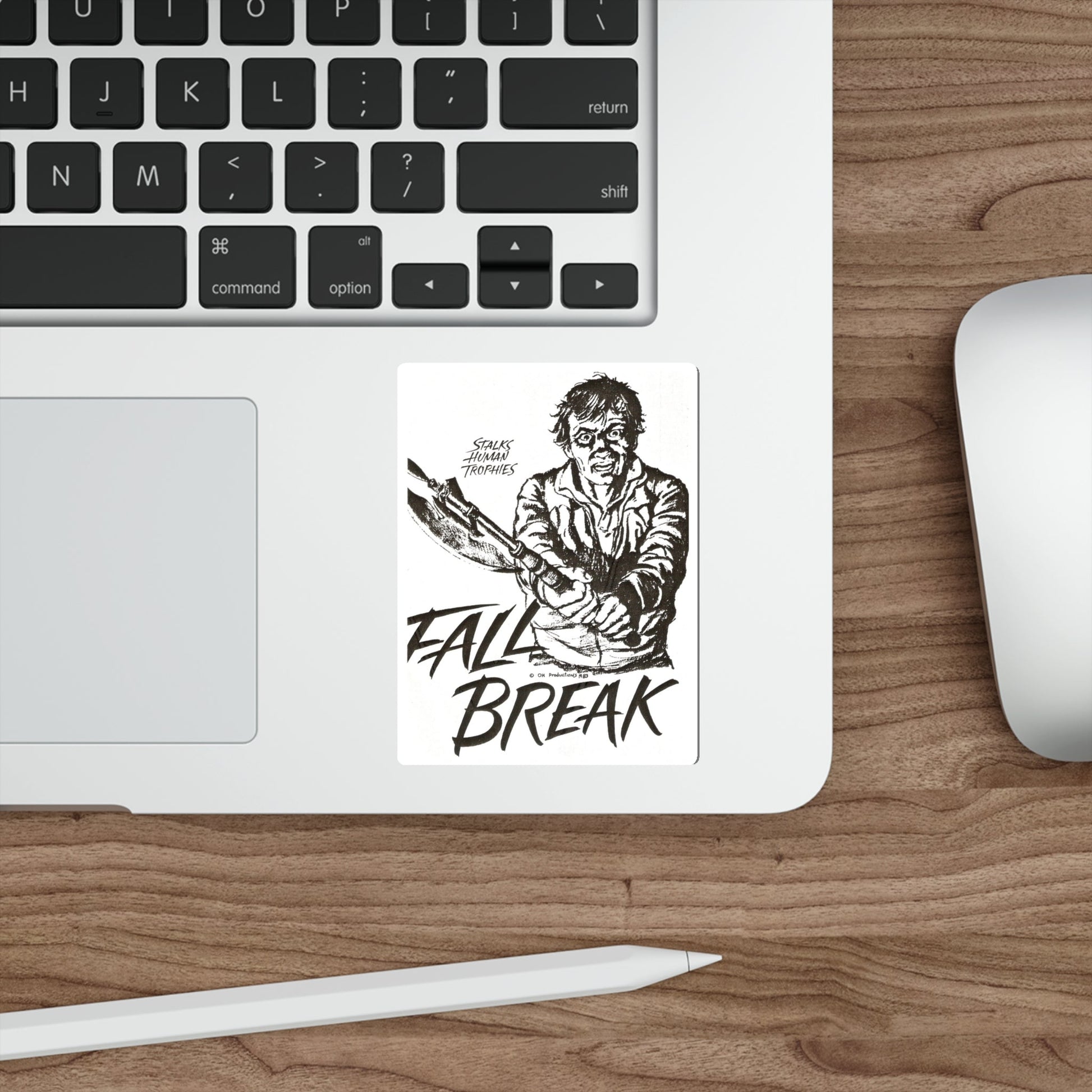 FALL BREAK (THE MUTILATOR) 2 1984 Movie Poster STICKER Vinyl Die-Cut Decal-The Sticker Space