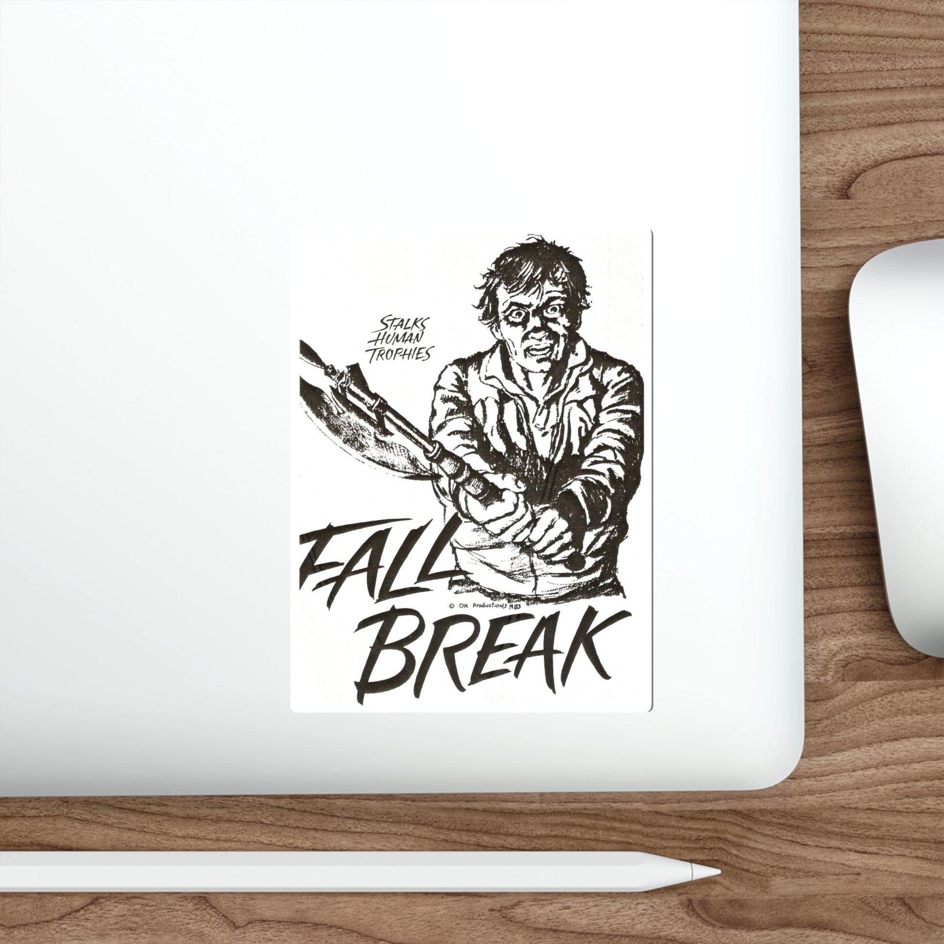 FALL BREAK (THE MUTILATOR) 2 1984 Movie Poster STICKER Vinyl Die-Cut Decal-The Sticker Space