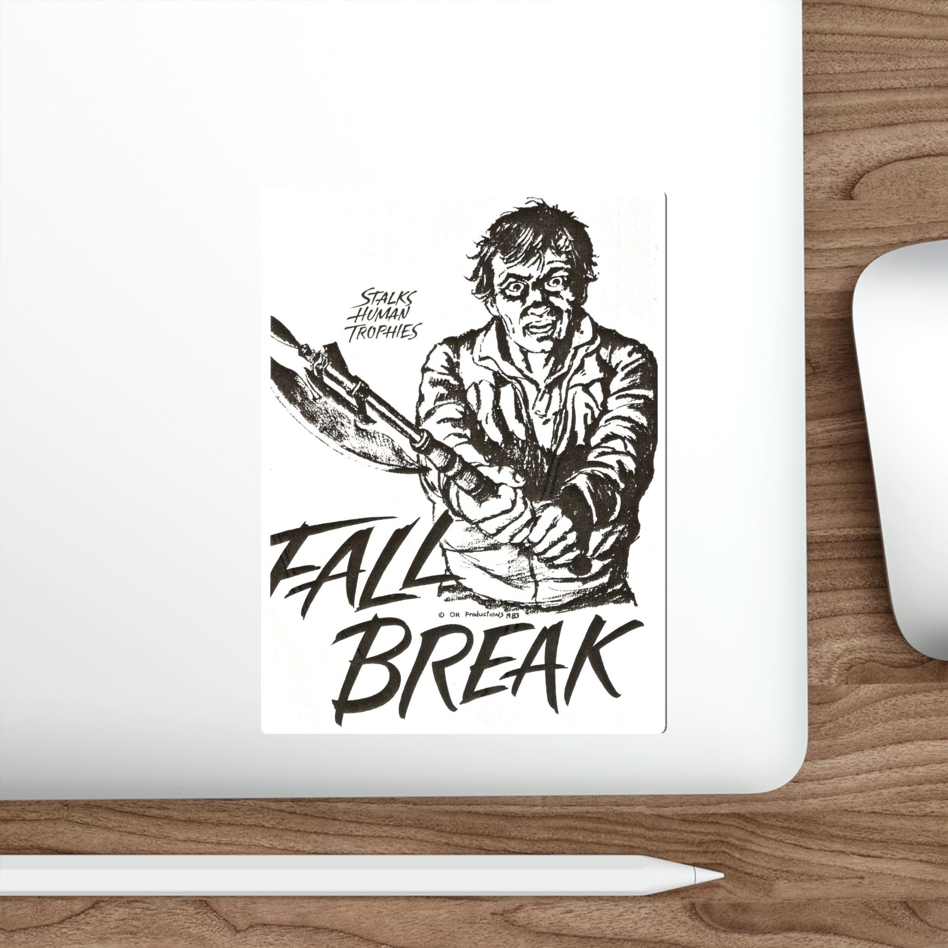 FALL BREAK (THE MUTILATOR) 2 1984 Movie Poster STICKER Vinyl Die-Cut Decal-The Sticker Space