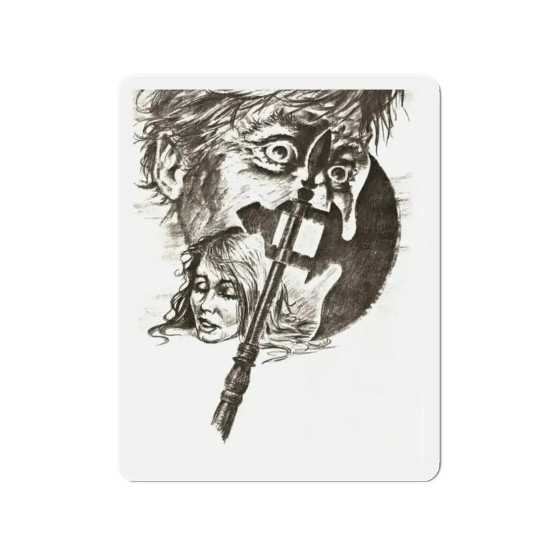 FALL BREAK (THE MUTILATOR) 3 1984 Movie Poster - Refrigerator Magnet 2 Inch - The Sticker Space