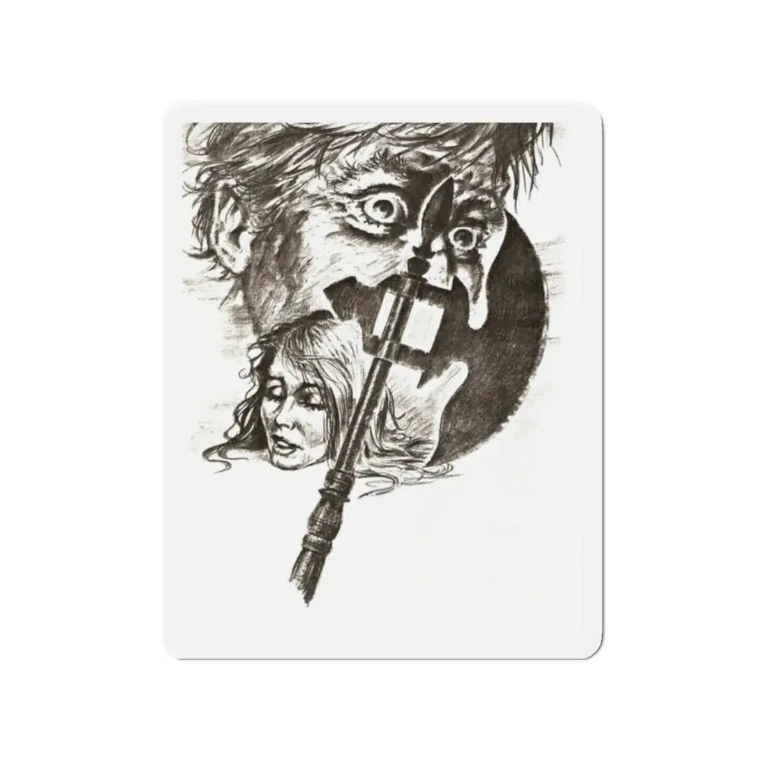 FALL BREAK (THE MUTILATOR) 3 1984 Movie Poster - Refrigerator Magnet 2 Inch - The Sticker Space