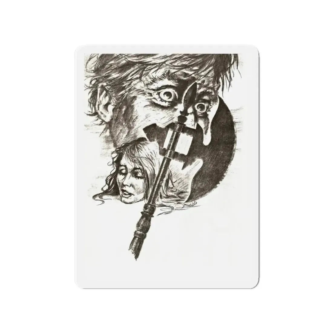 FALL BREAK (THE MUTILATOR) 3 1984 Movie Poster - Refrigerator Magnet 3 Inch - The Sticker Space