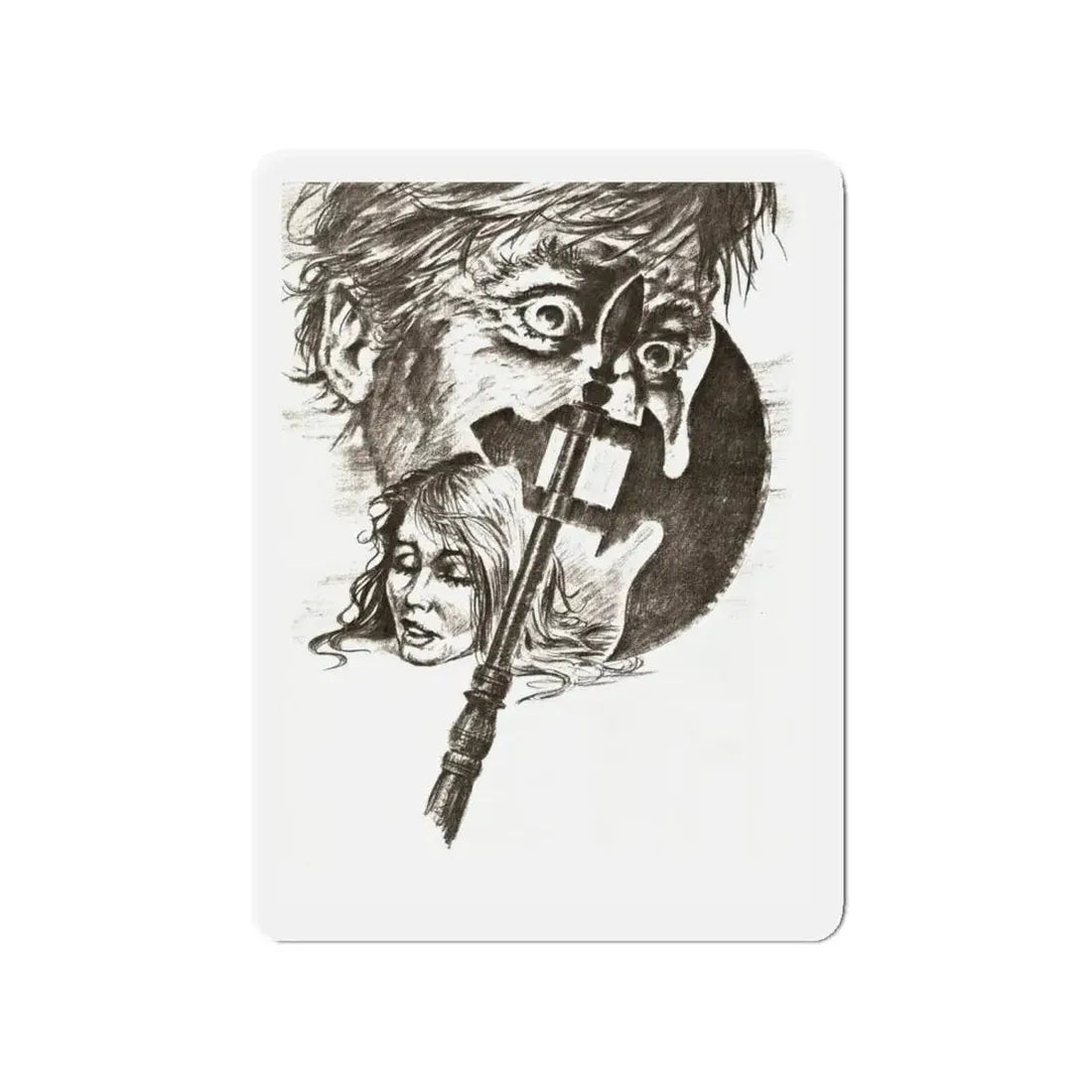 FALL BREAK (THE MUTILATOR) 3 1984 Movie Poster - Refrigerator Magnet 4 Inch - The Sticker Space