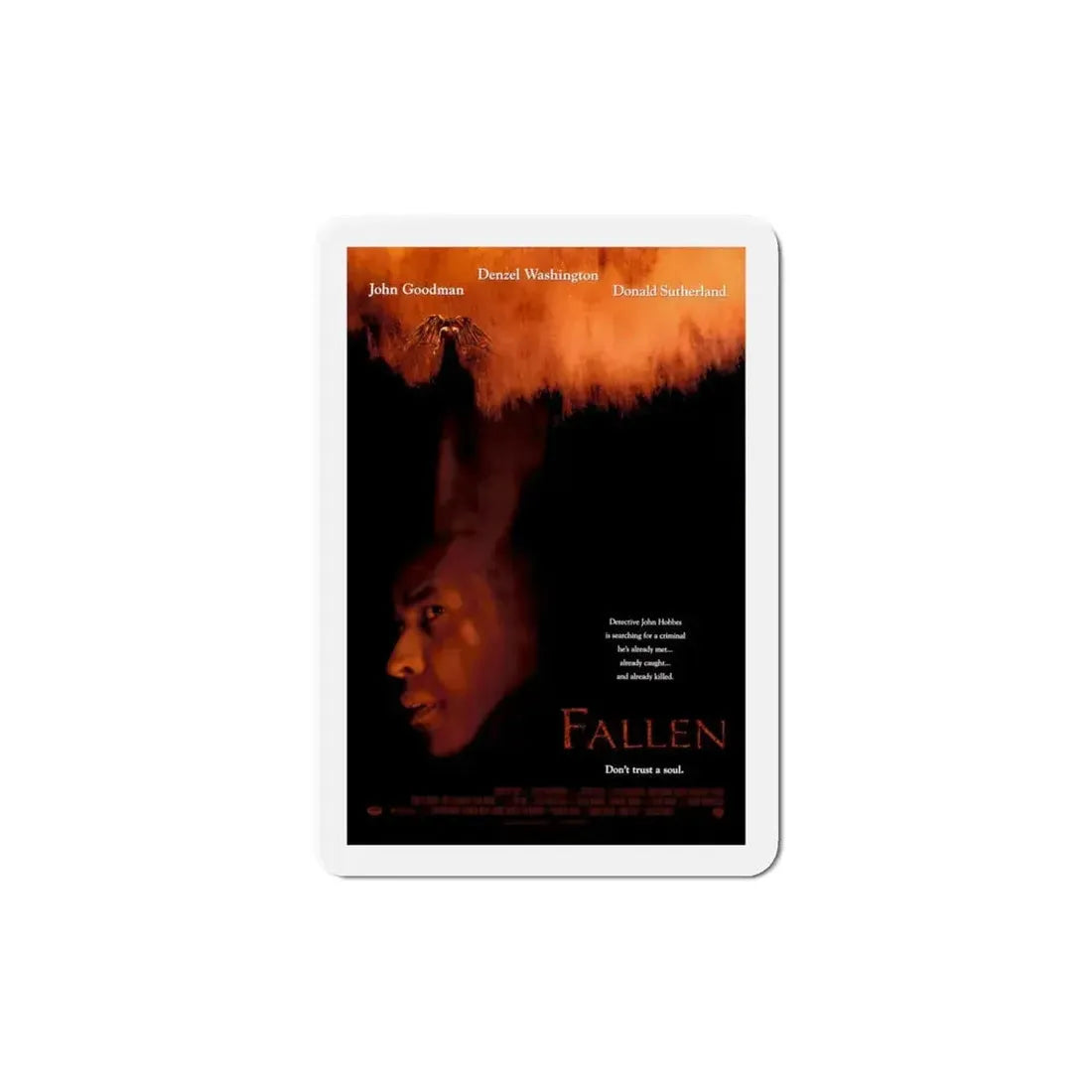 Fallen 1998 Movie Poster Refrigerator Magnet 5 Inch - The Sticker Space