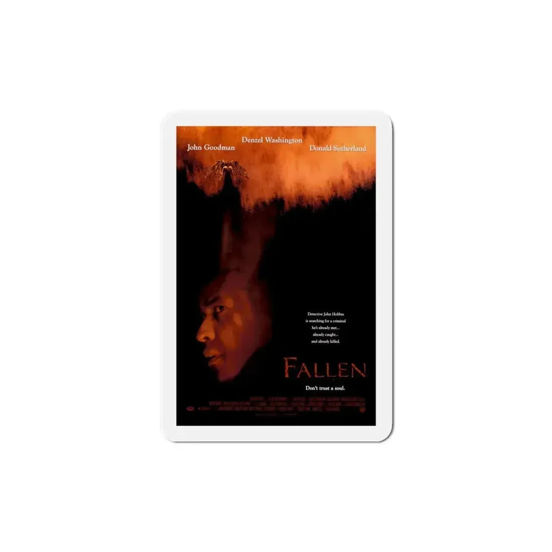 Fallen 1998 Movie Poster Refrigerator Magnet 6 Inch - The Sticker Space
