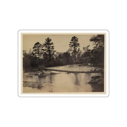Fallen Tree Across Hazel River, Virginia (U.S. Civil War) STICKER Vinyl Die-Cut Decal White Die-Cut 3 Inch - The Sticker Space