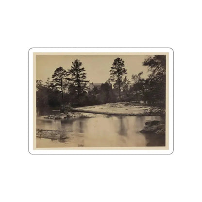 Fallen Tree Across Hazel River, Virginia (U.S. Civil War) STICKER Vinyl Die-Cut Decal White Die-Cut 6 Inch - The Sticker Space