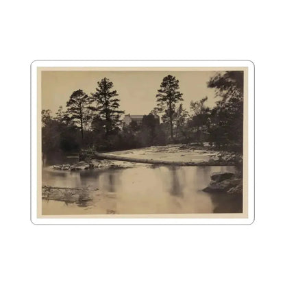 Fallen Tree Across Hazel River, Virginia (U.S. Civil War) STICKER Vinyl Kiss-Cut Decal 6 Inch White - The Sticker Space
