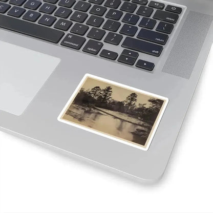 Fallen Tree Across Hazel River, Virginia (U.S. Civil War) STICKER Vinyl Kiss-Cut Decal - The Sticker Space