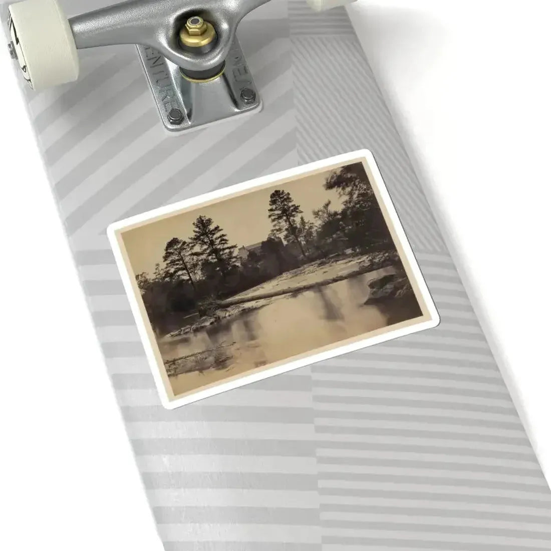 Fallen Tree Across Hazel River, Virginia (U.S. Civil War) STICKER Vinyl Kiss-Cut Decal - The Sticker Space