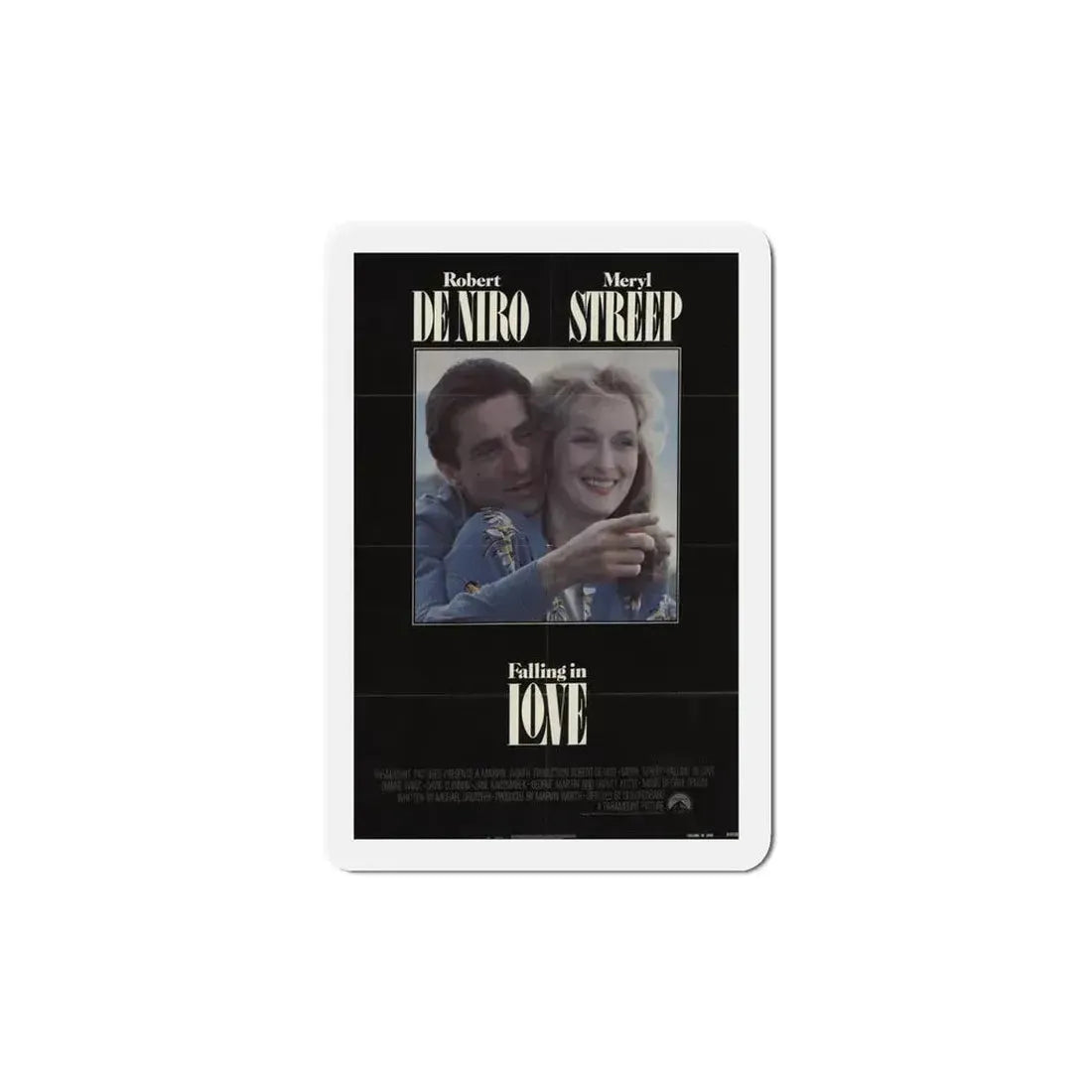 Falling in Love 1984 Movie Poster Refrigerator Magnet 5 Inch - The Sticker Space