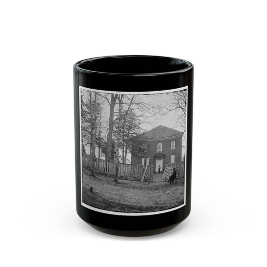 Falls Church, Va. The Church (U.S. Civil War) Black Coffee Mug-15oz-The Sticker Space