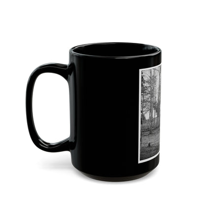 Falls Church, Va. The Church (U.S. Civil War) Black Coffee Mug-The Sticker Space