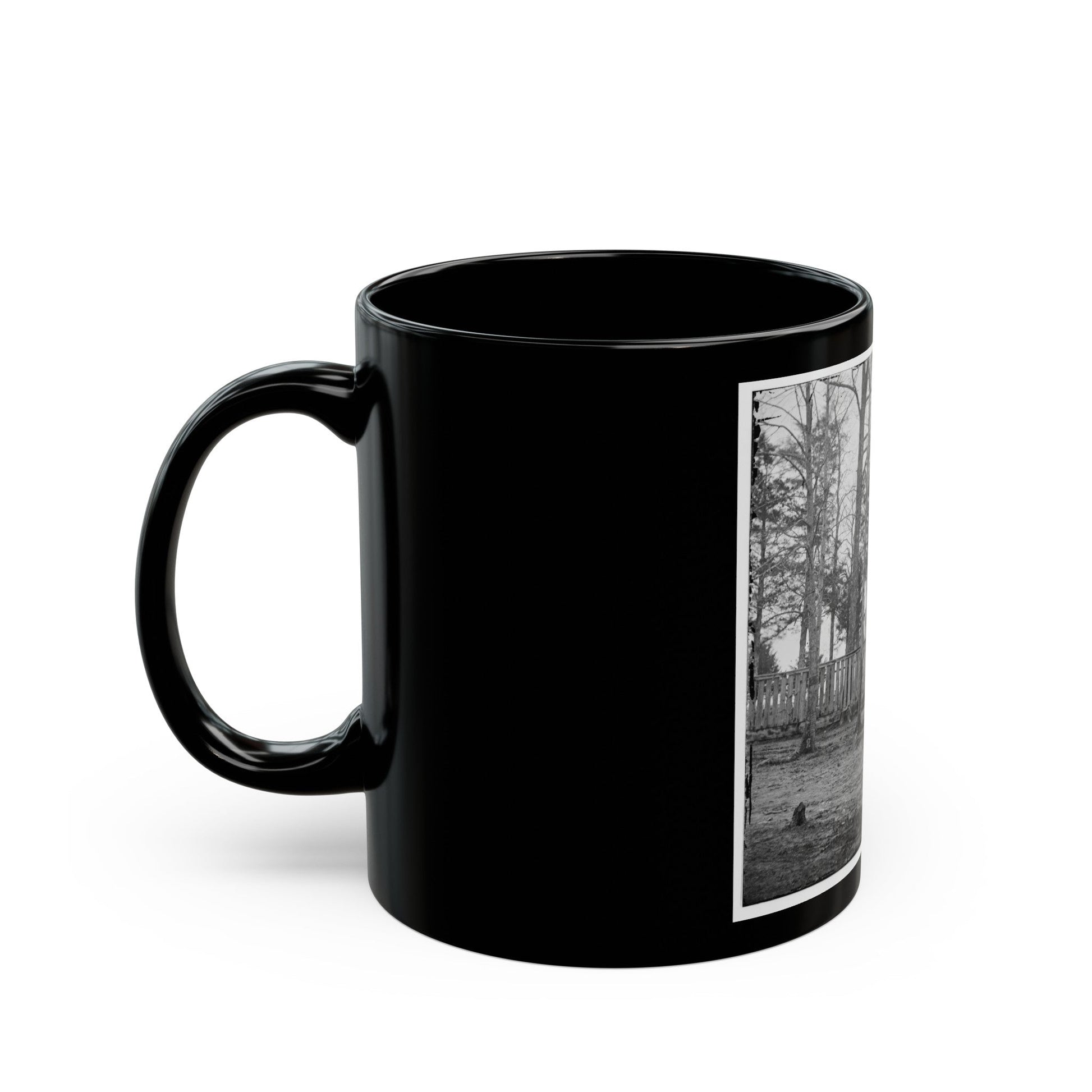 Falls Church, Va. The Church (U.S. Civil War) Black Coffee Mug-The Sticker Space