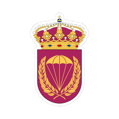 Fallskärmsjägarskolan vapen (Sweden) (Coat of Arms) STICKER Vinyl Kiss-Cut Decal 4 Inch White - The Sticker Space