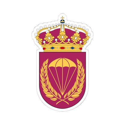 Fallskärmsjägarskolan vapen (Sweden) (Coat of Arms) STICKER Vinyl Kiss-Cut Decal 6 Inch White - The Sticker Space
