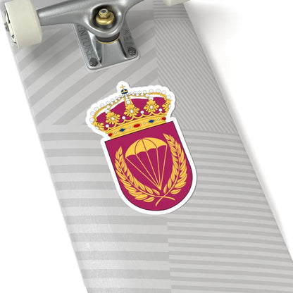 Fallskärmsjägarskolan vapen (Sweden) (Coat of Arms) STICKER Vinyl Kiss-Cut Decal - The Sticker Space