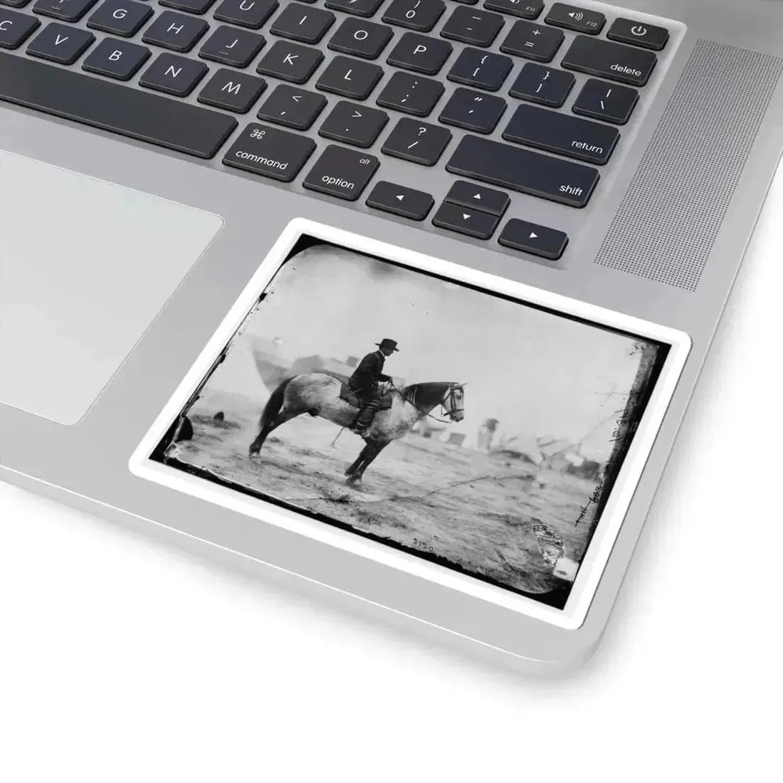 Falmouth, Va. Gen. Alfred Pleasonton on Horseback (U.S. Civil War) STICKER Vinyl Kiss-Cut Decal - The Sticker Space