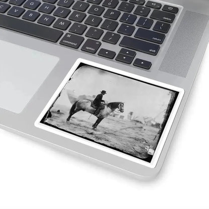 Falmouth, Va. Gen. Alfred Pleasonton on Horseback (U.S. Civil War) STICKER Vinyl Kiss-Cut Decal - The Sticker Space