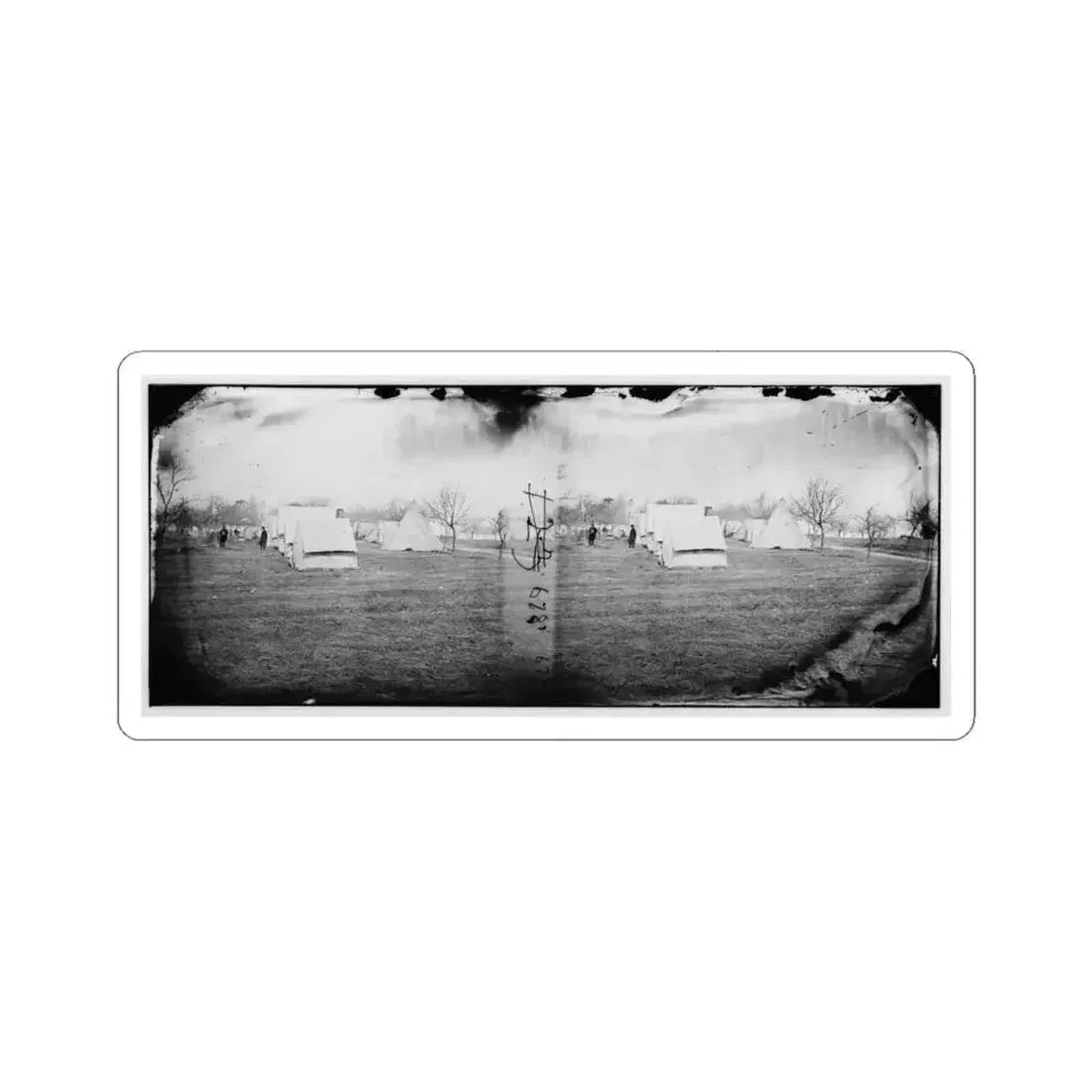 Falmouth, Va., Vicinity. Balloon Camp (U.S. Civil War) STICKER Vinyl Kiss-Cut Decal 6 Inch White - The Sticker Space