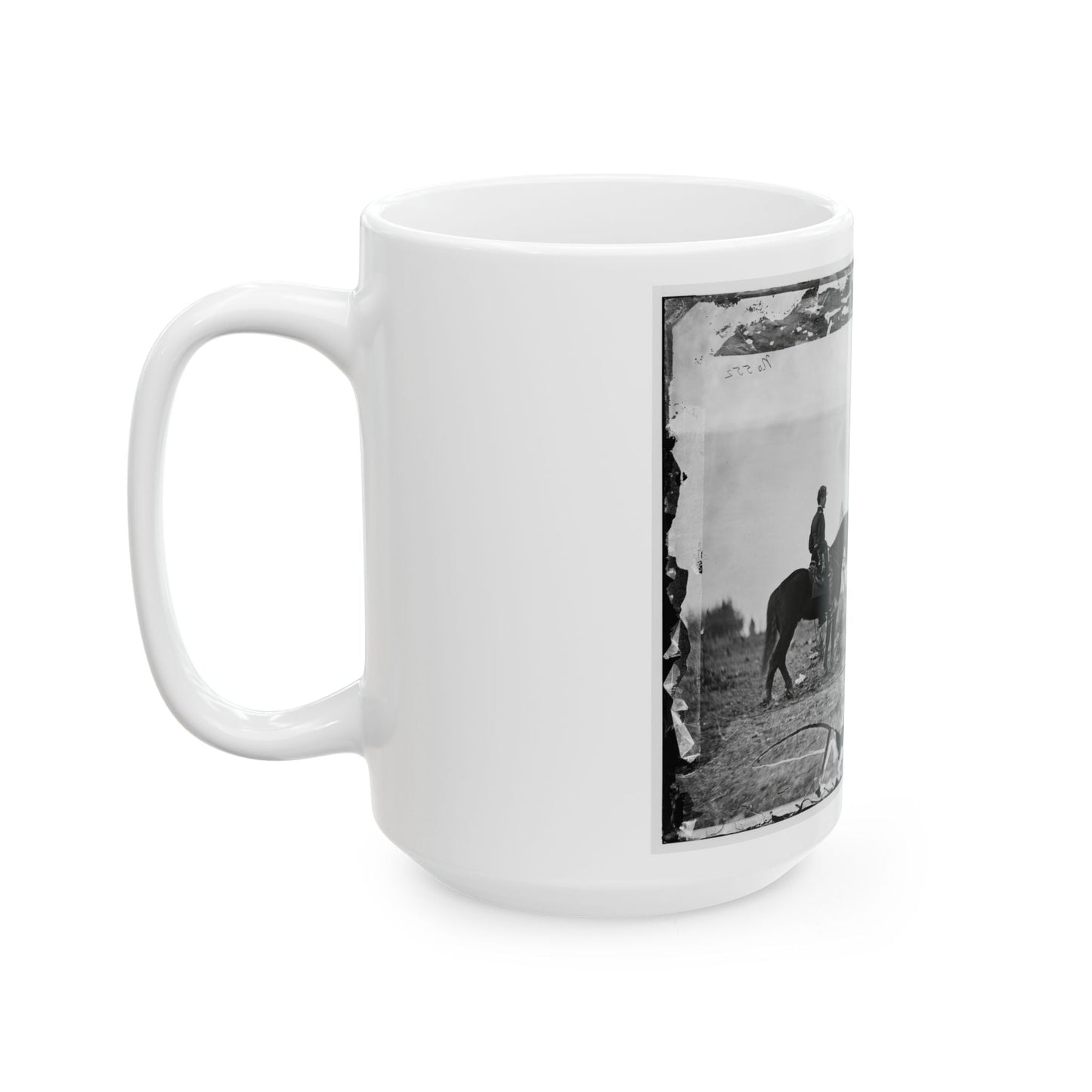 Falmouth, Va. Aides De Camp To Gen. Joseph Hooker  Capts. William L. Candler, Harry Russell, And Alexander Moore (U.S. Civil War) White Coffee Mug