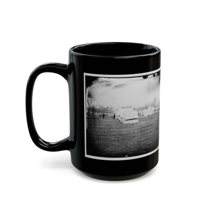 Falmouth, Va., Vicinity. Balloon Camp (U.S. Civil War) Black Coffee Mug-The Sticker Space