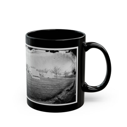 Falmouth, Va., Vicinity. Balloon Camp (U.S. Civil War) Black Coffee Mug-The Sticker Space